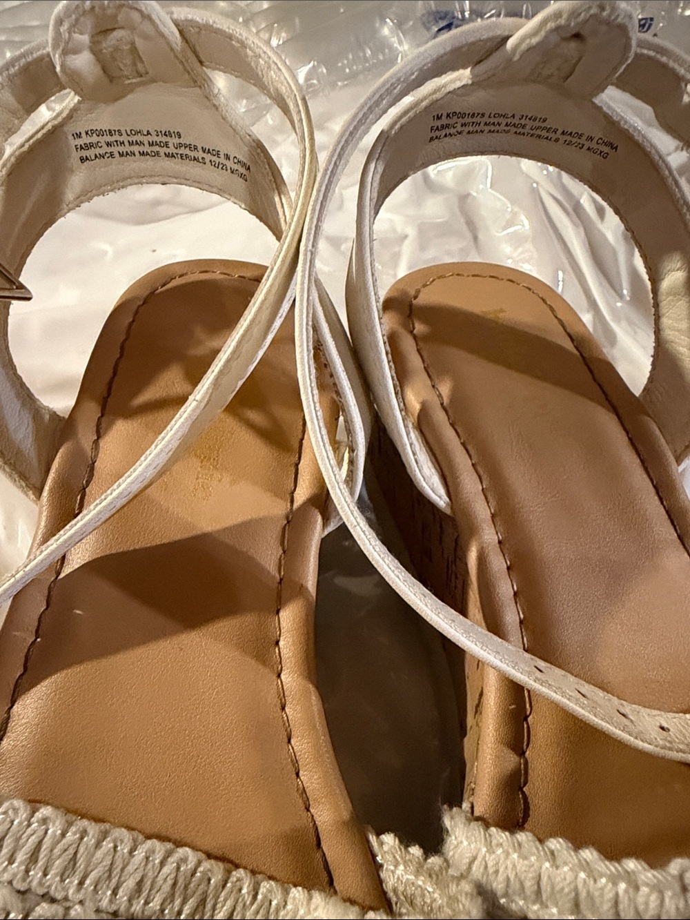 Haute Hippie Cream Braided Strap Sandals - Picture 4 of 12